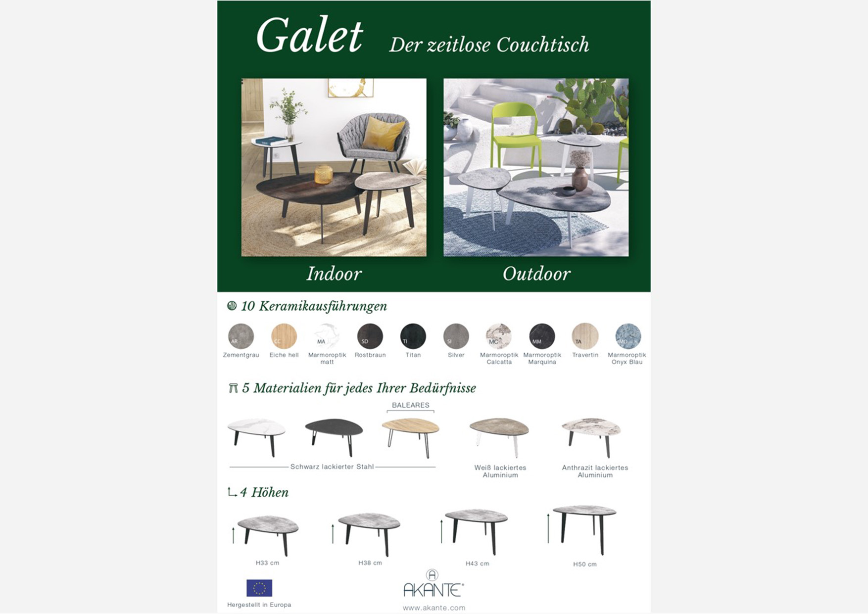 VERKAUFSBROSCHÜRE GALET