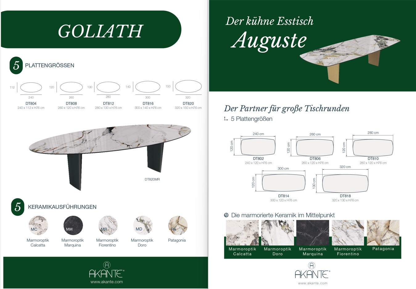 VERKAUFSBROSCHÜRE GOLIATH AUGUSTE