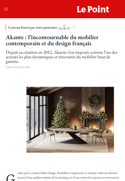 LE POINT JANVIER 2026