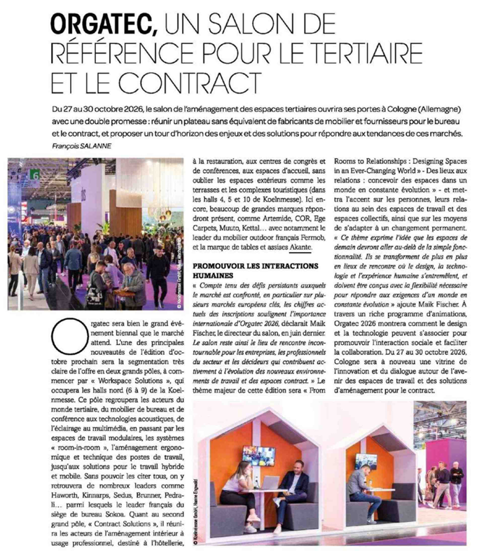 ORGATEC SEPTEMBRE 2026